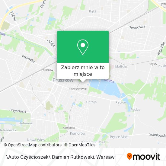 Mapa \Auto Czyścioszek\ Damian Rutkowski