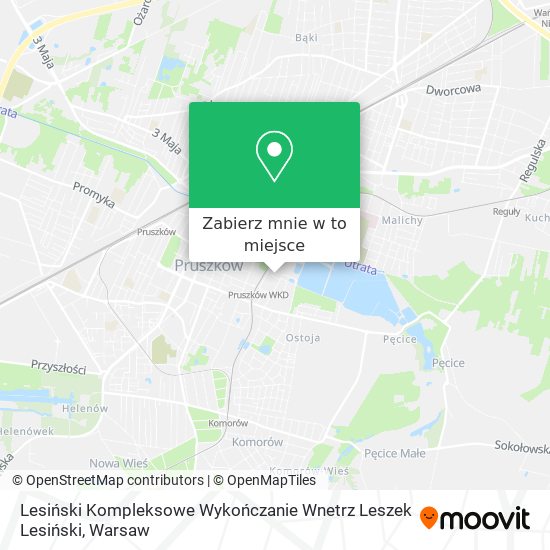 Mapa Lesiński Kompleksowe Wykończanie Wnetrz Leszek Lesiński