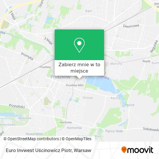 Mapa Euro Invwest Uścinowicz Piotr