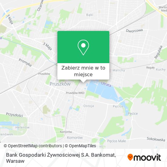 Mapa Bank Gospodarki Żywnościowej S.A. Bankomat