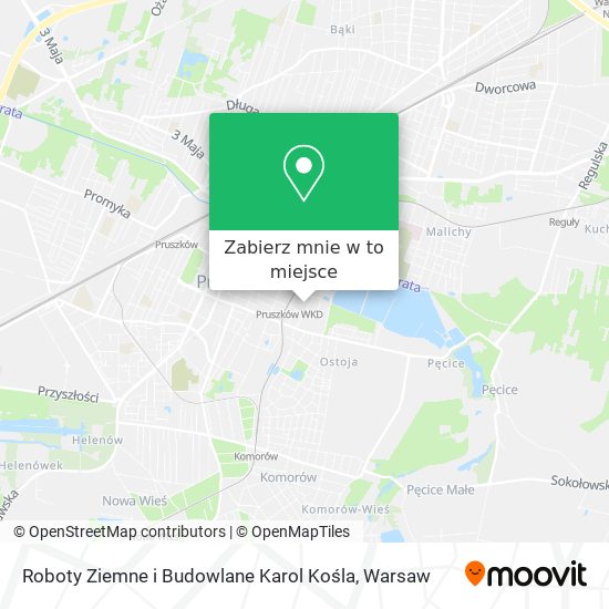 Mapa Roboty Ziemne i Budowlane Karol Kośla