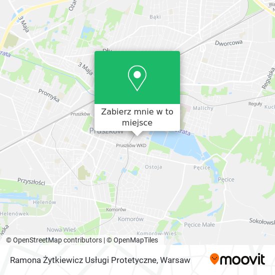 Mapa Ramona Żytkiewicz Usługi Protetyczne