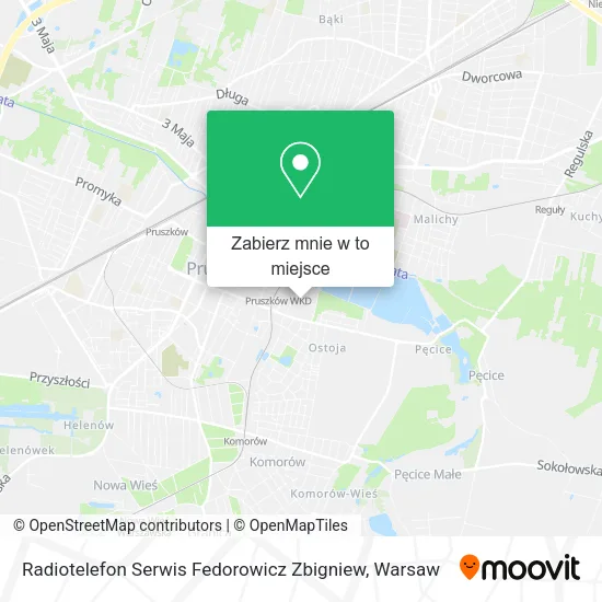 Mapa Radiotelefon Serwis Fedorowicz Zbigniew