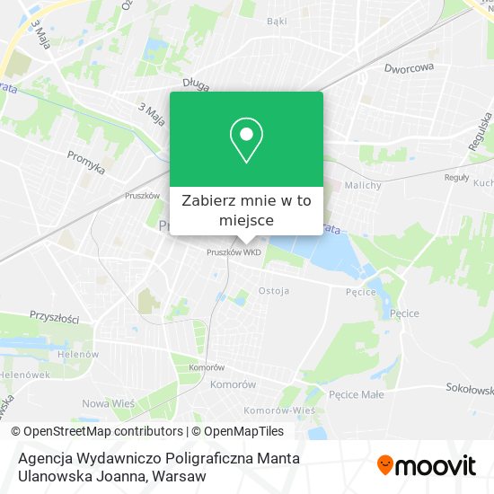 Mapa Agencja Wydawniczo Poligraficzna Manta Ulanowska Joanna