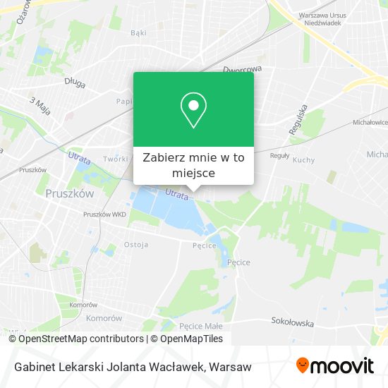 Mapa Gabinet Lekarski Jolanta Wacławek