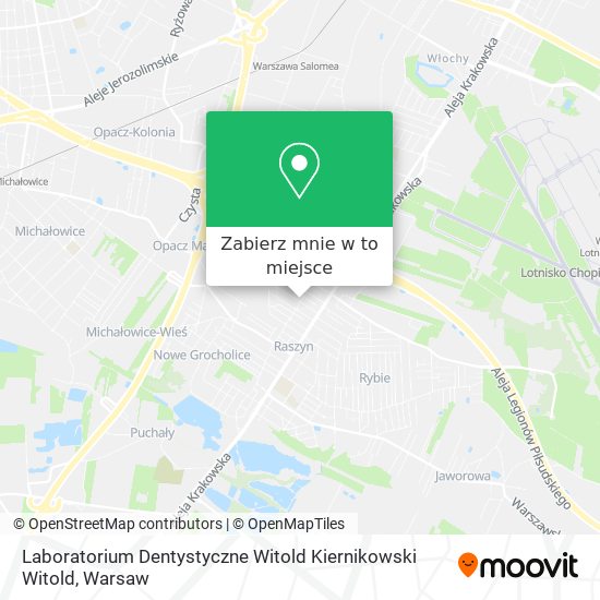 Mapa Laboratorium Dentystyczne Witold Kiernikowski Witold