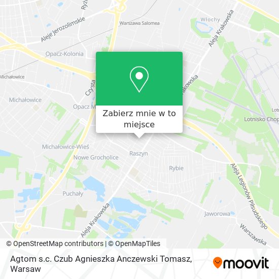 Mapa Agtom s.c. Czub Agnieszka Anczewski Tomasz