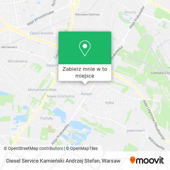 Mapa Diesel Service Kamieński Andrzej Stefan