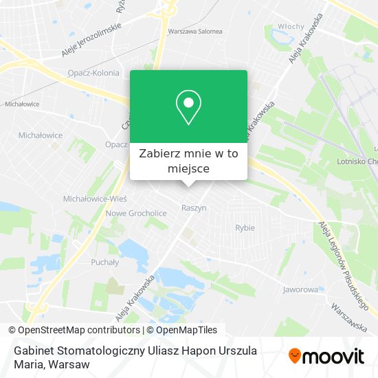 Mapa Gabinet Stomatologiczny Uliasz Hapon Urszula Maria