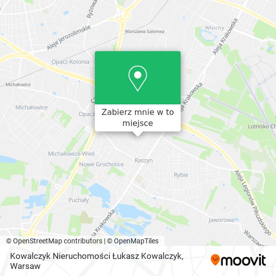 Mapa Kowalczyk Nieruchomości Łukasz Kowalczyk