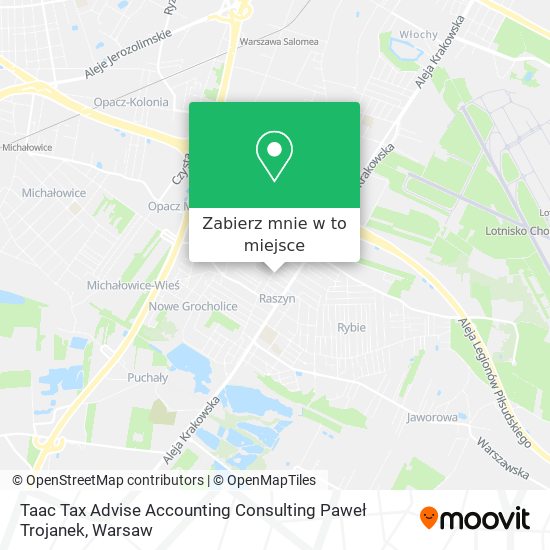 Mapa Taac Tax Advise Accounting Consulting Paweł Trojanek