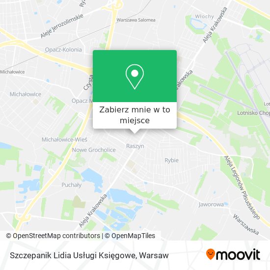 Mapa Szczepanik Lidia Usługi Księgowe