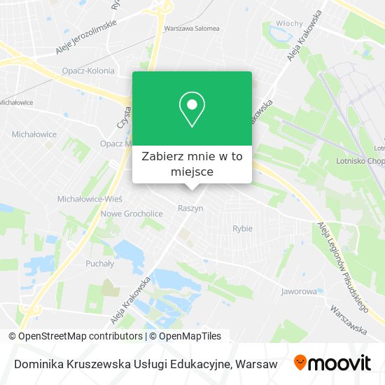 Mapa Dominika Kruszewska Usługi Edukacyjne