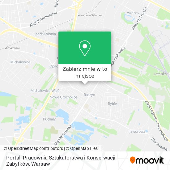 Mapa Portal. Pracownia Sztukatorstwa i Konserwacji Zabytków