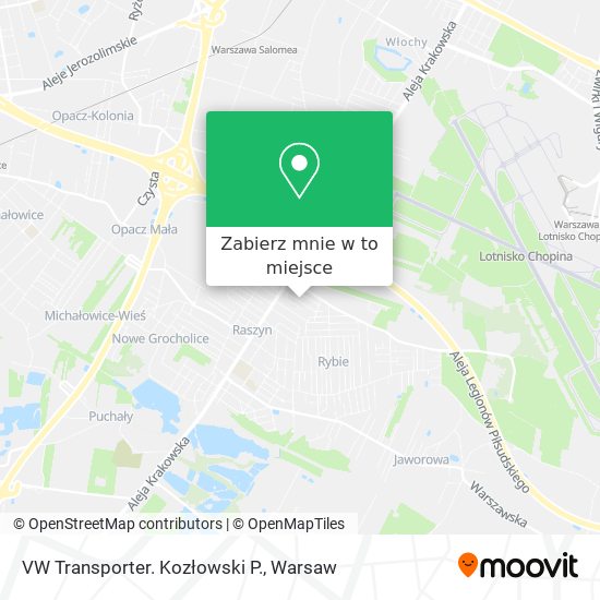 Mapa VW Transporter. Kozłowski P.