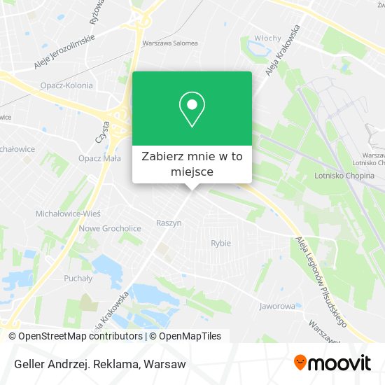 Mapa Geller Andrzej. Reklama