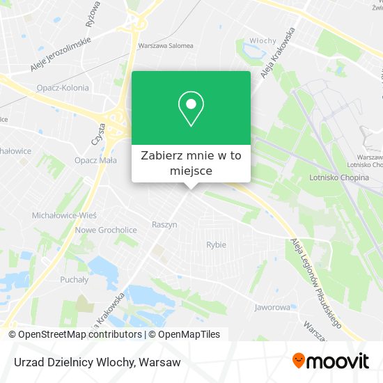 Mapa Urzad Dzielnicy Wlochy