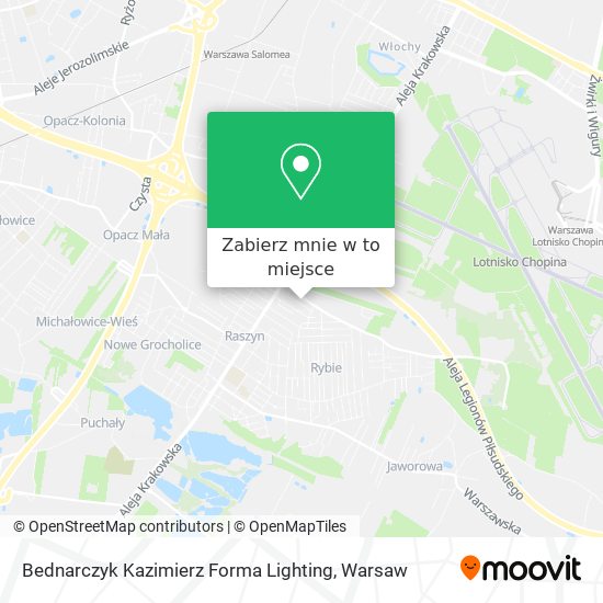 Mapa Bednarczyk Kazimierz Forma Lighting