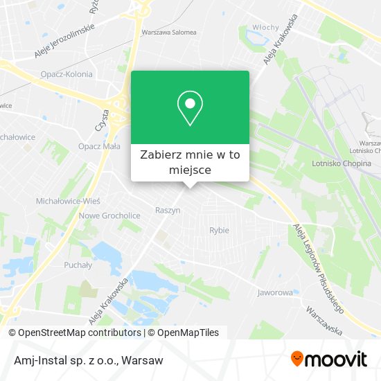 Mapa Amj-Instal sp. z o.o.