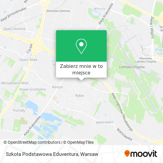 Mapa Szkoła Podstawowa Eduventura