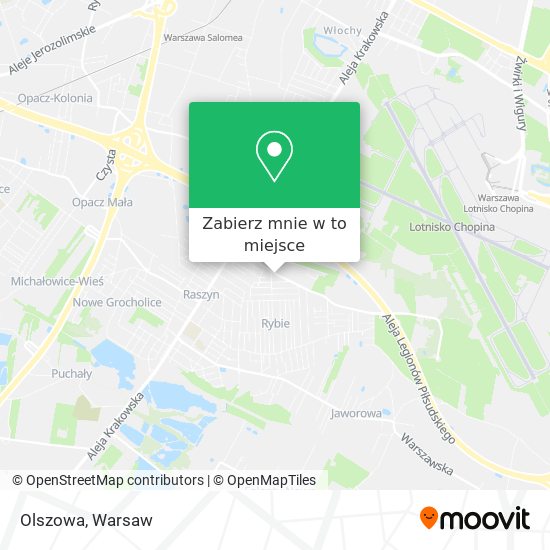 Mapa Olszowa