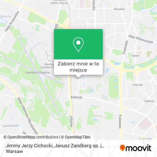 Mapa Jimmy Jerzy Cichocki, Janusz Zandberg sp. j.