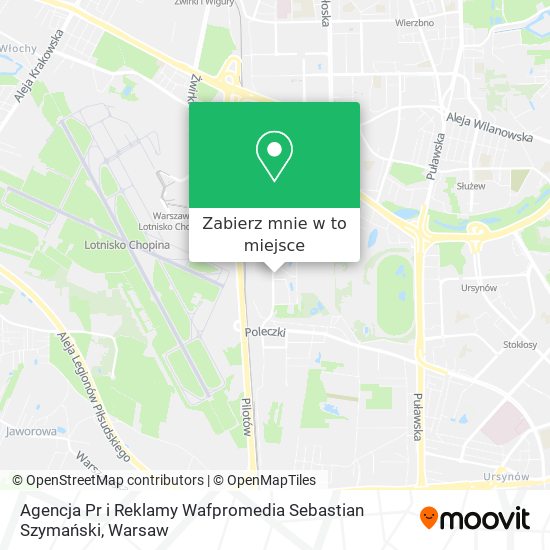 Mapa Agencja Pr i Reklamy Wafpromedia Sebastian Szymański