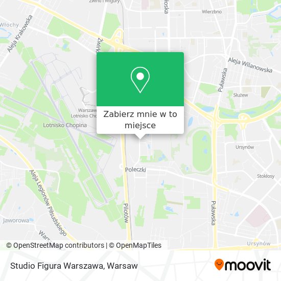 Mapa Studio Figura Warszawa