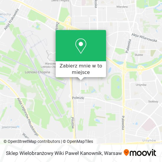 Mapa Sklep Wielobranżowy Wiki Paweł Kanownik