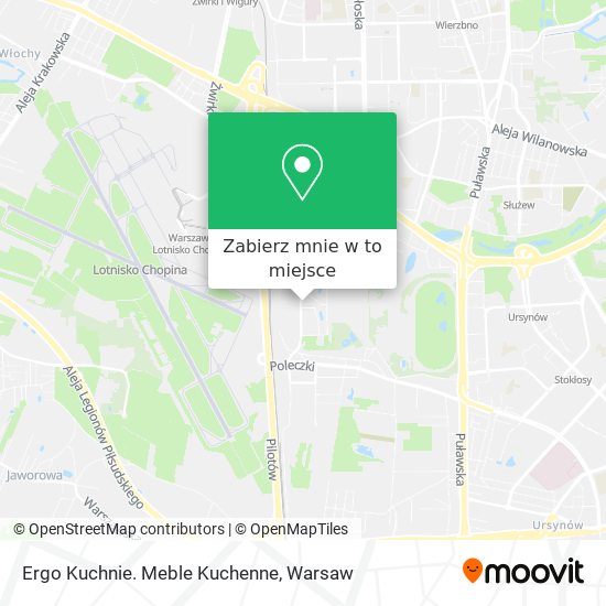 Mapa Ergo Kuchnie. Meble Kuchenne