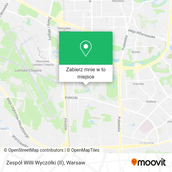 Mapa Zespół Willi Wyczółki (II)