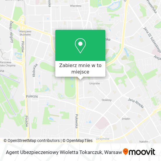 Mapa Agent Ubezpieczeniowy Wioletta Tokarczuk