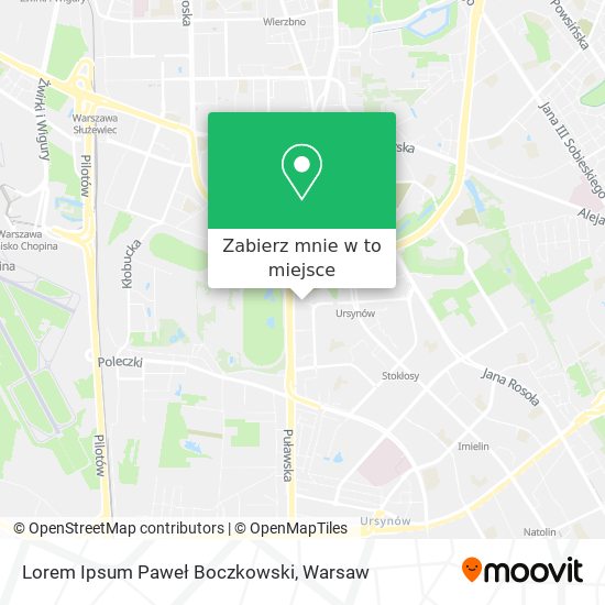 Mapa Lorem Ipsum Paweł Boczkowski