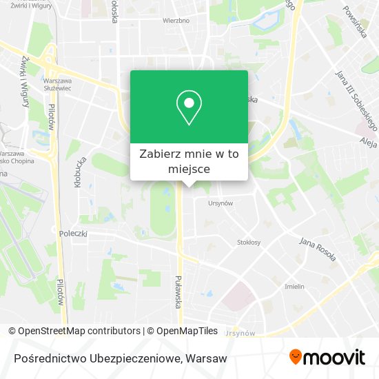 Mapa Pośrednictwo Ubezpieczeniowe