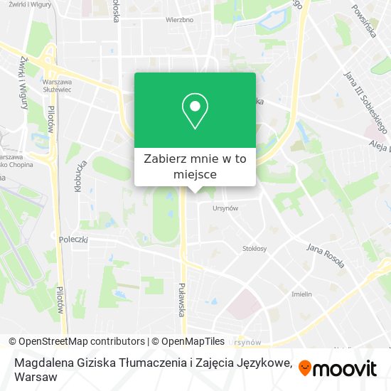 Mapa Magdalena Giziska Tłumaczenia i Zajęcia Językowe