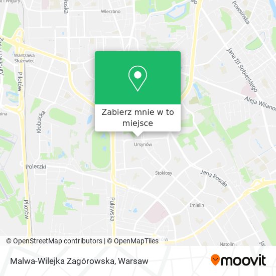 Mapa Malwa-Wilejka Zagórowska