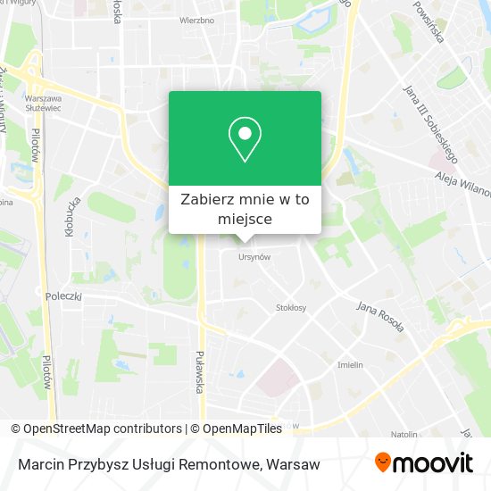 Mapa Marcin Przybysz Usługi Remontowe