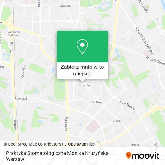 Mapa Praktyka Stomatologiczna Monika Krużyńska