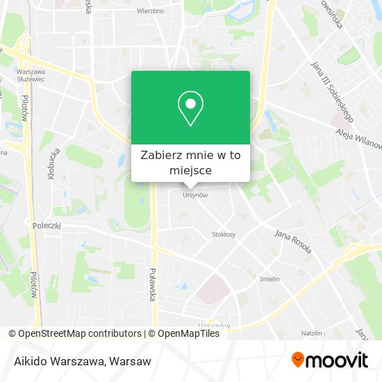 Mapa Aikido Warszawa