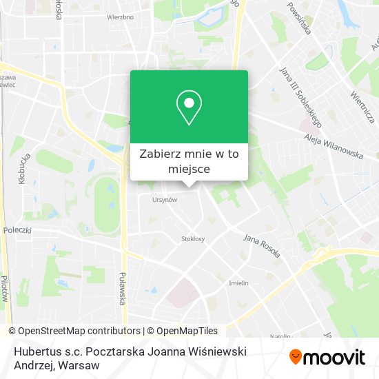 Mapa Hubertus s.c. Pocztarska Joanna Wiśniewski Andrzej