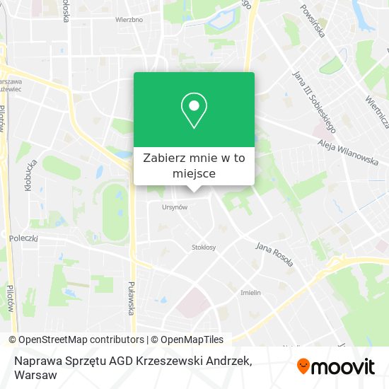 Mapa Naprawa Sprzętu AGD Krzeszewski Andrzek