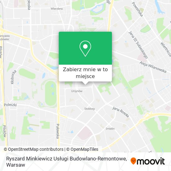 Mapa Ryszard Minkiewicz Usługi Budowlano-Remontowe