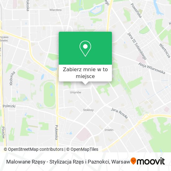 Mapa Malowane Rzęsy - Stylizacja Rzęs i Paznokci