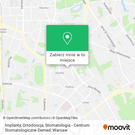 Mapa Implanty, Ortodoncja, Stomatologia - Centrum Stomatologiczne Demed