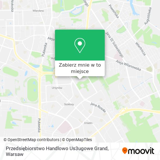 Mapa Przedsiębiorstwo Handlowo Us3ugowe Grand