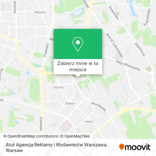 Mapa Atut Agencja Reklamy i Wydawnictw Warszawa