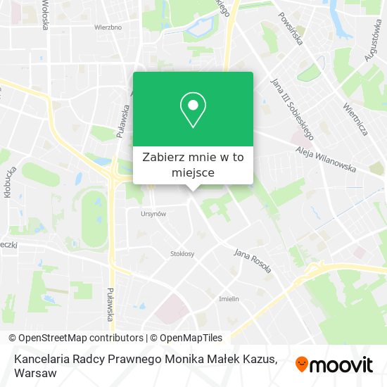 Mapa Kancelaria Radcy Prawnego Monika Małek Kazus