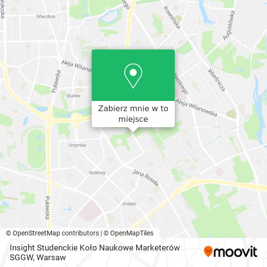 Mapa Insight Studenckie Koło Naukowe Marketerów SGGW