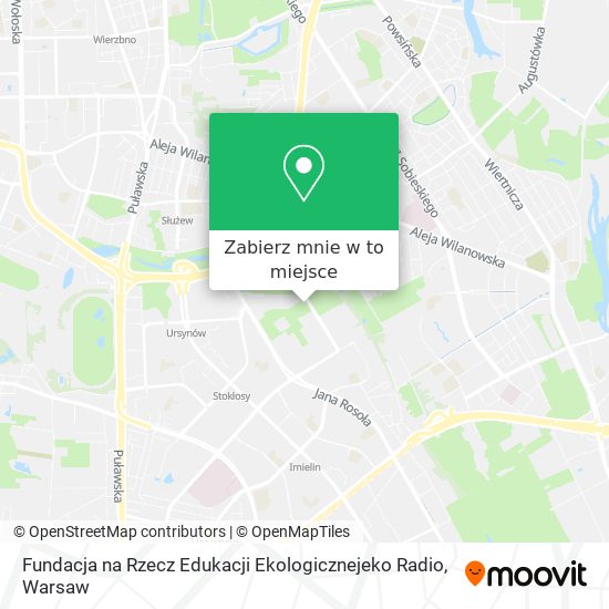 Mapa Fundacja na Rzecz Edukacji Ekologicznejeko Radio