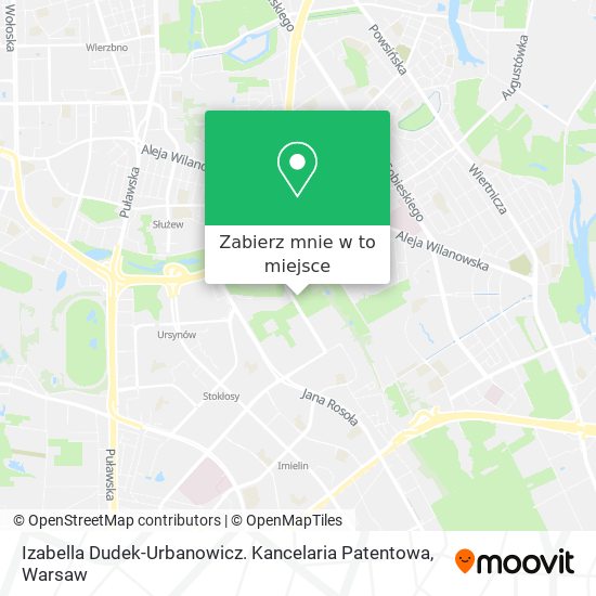 Mapa Izabella Dudek-Urbanowicz. Kancelaria Patentowa